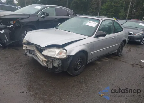 2000 Honda Civic Ex from USA, damaged, VIN 1HGEJ8245YL083177